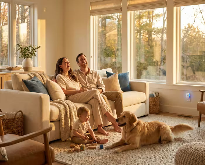 Calm pest-free home with PestPulse running