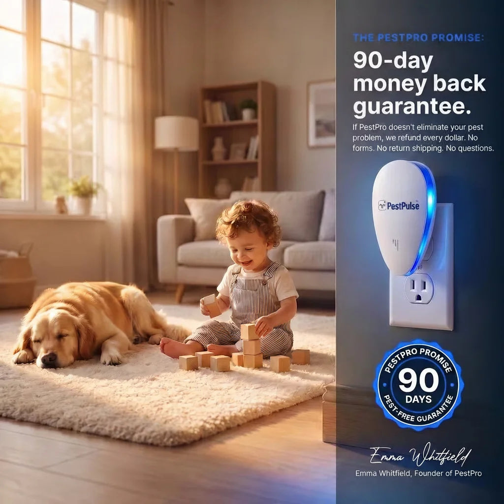 PestPulse™ Ultrasonic Pest Repeller - Roaches & 14 other pests